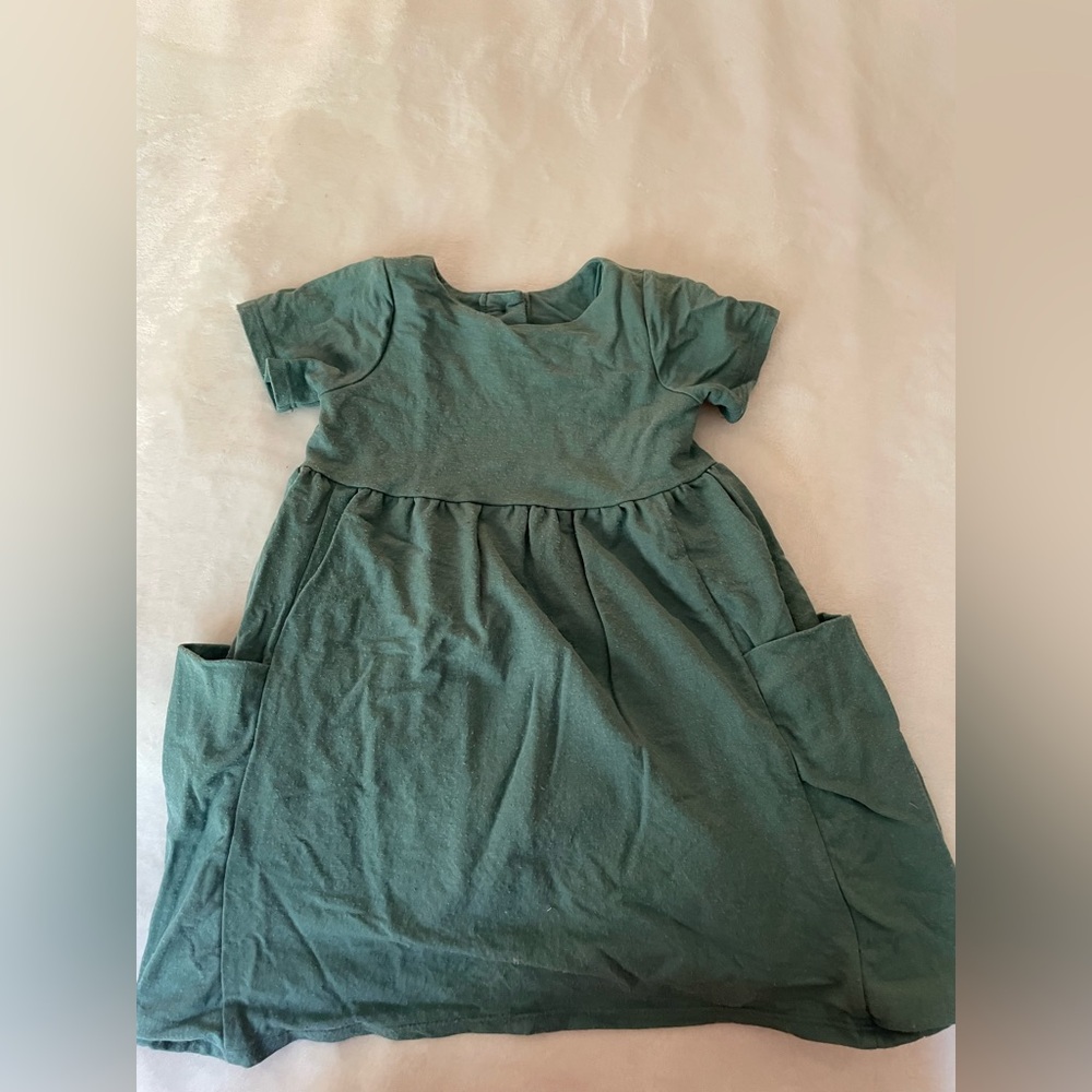 Teal Kids Dress by Remie Girl
